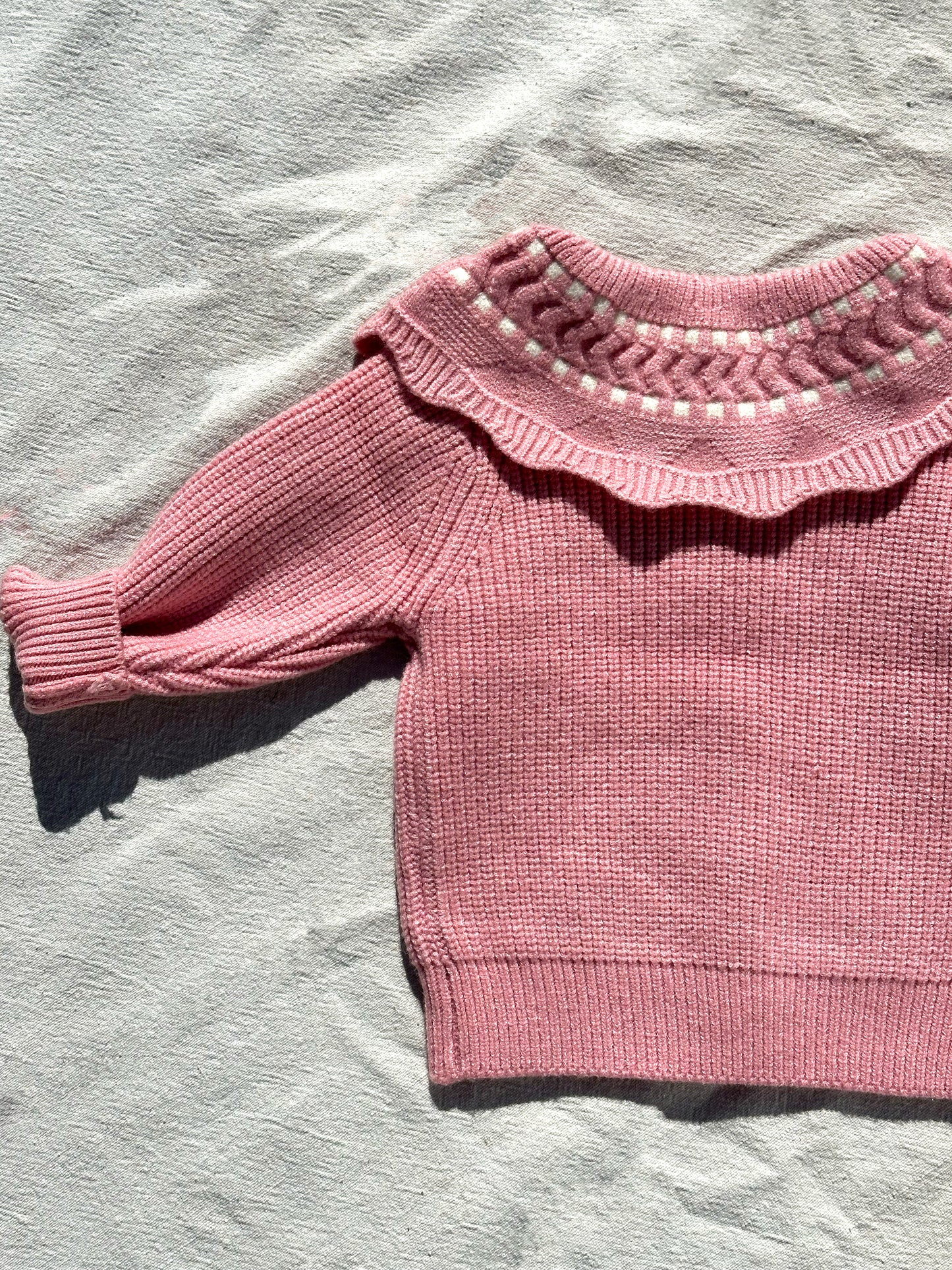 Petal Cardigan in Pink