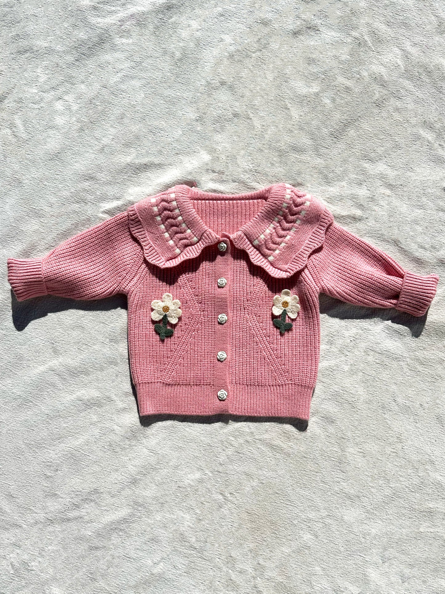 Petal Cardigan in Pink