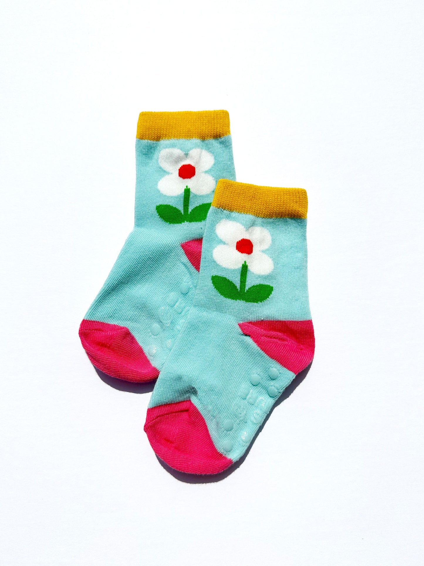 Blooming Petal Coral Socks