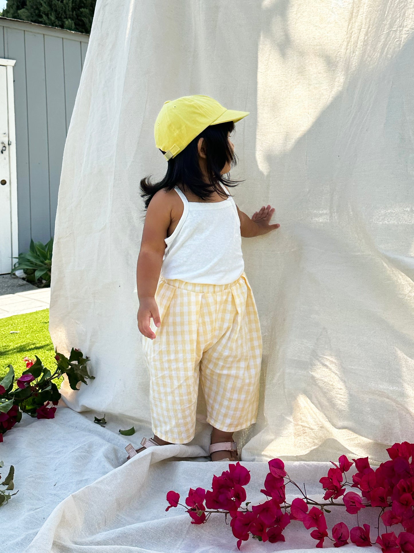 The Picnic Pant in Sunny Yellow Gingham