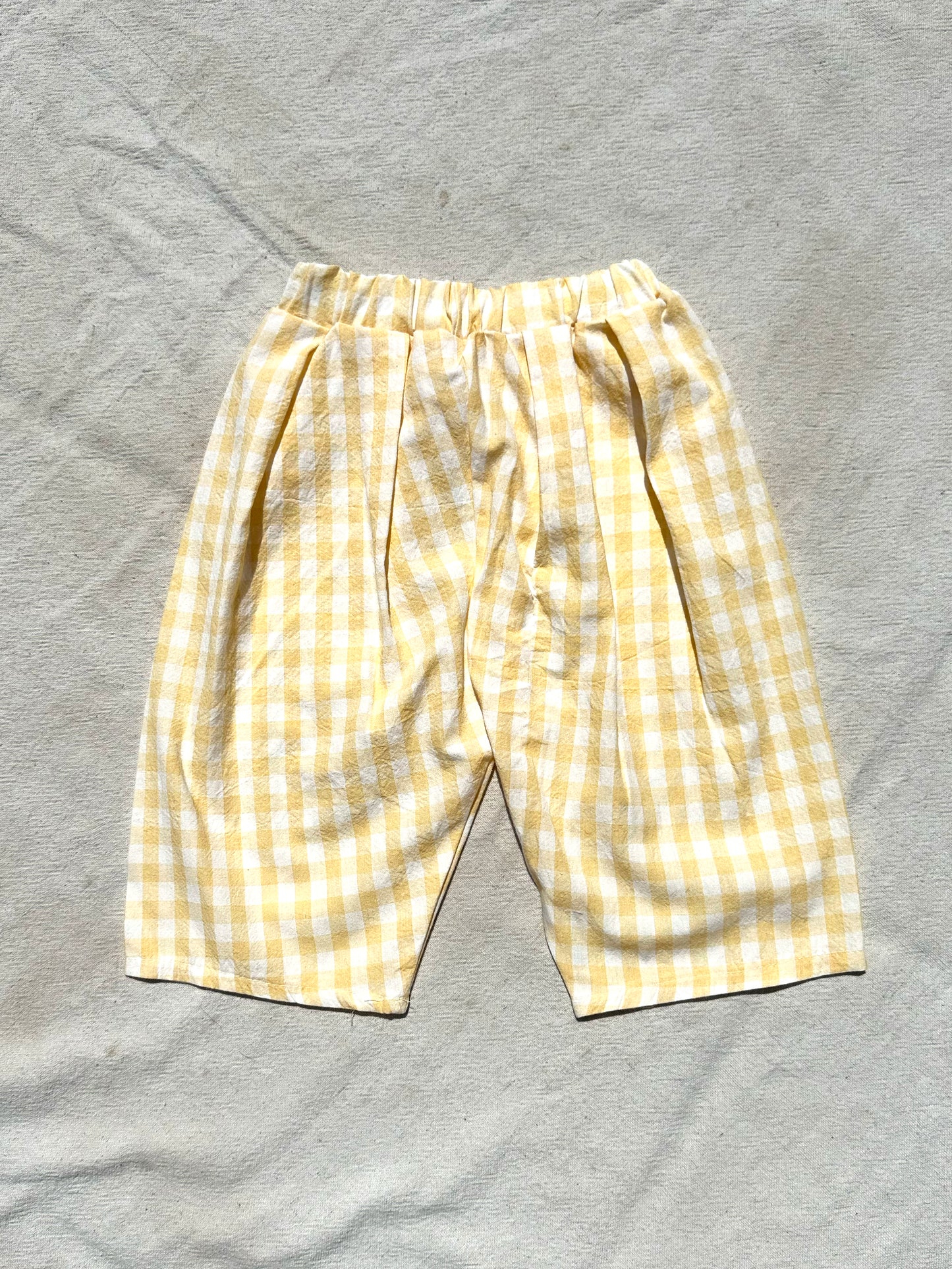 The Picnic Pant in Sunny Yellow Gingham