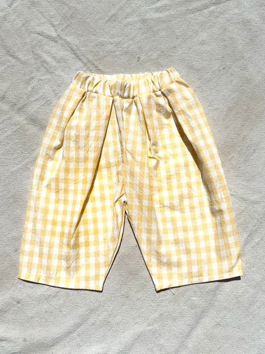 The Picnic Pant in Sunny Yellow Gingham