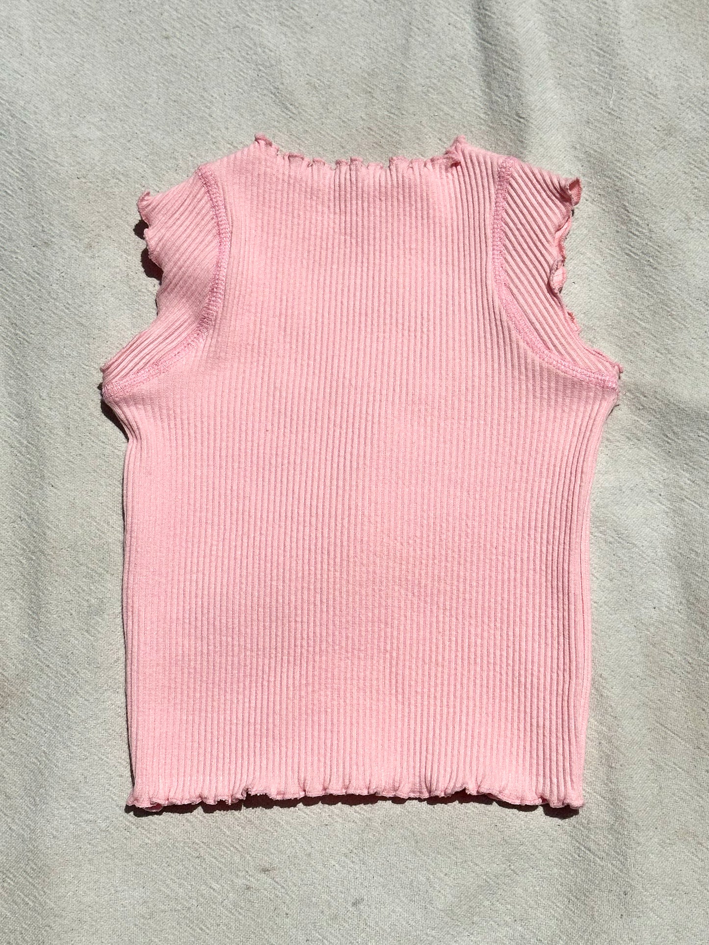 Merrow Rib Tank in Pink