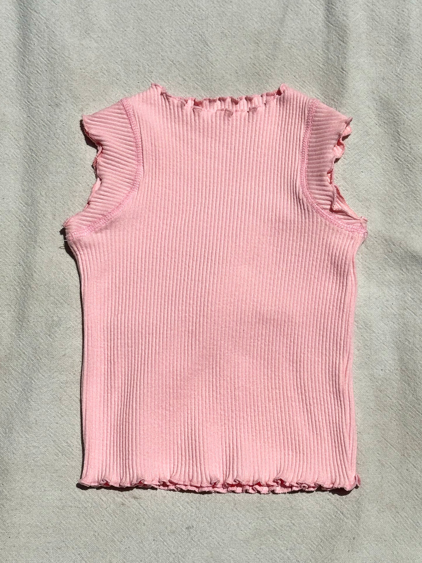 Merrow Rib Tank in Pink