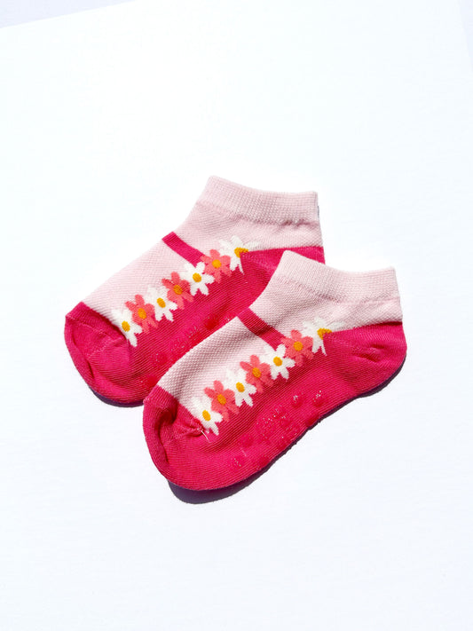Bloom Necklace in Pink Ankle Socks