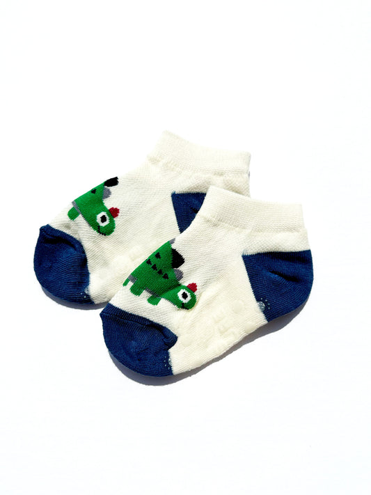 Happy Triceratops Socks