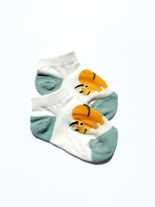 Happy Triceratops Socks